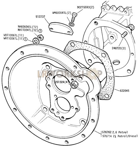 bell housing diagram